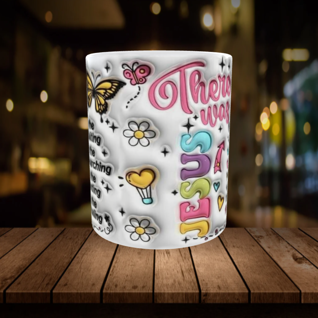 Purpose in the Waiting – Inspirational Butterfly Mug