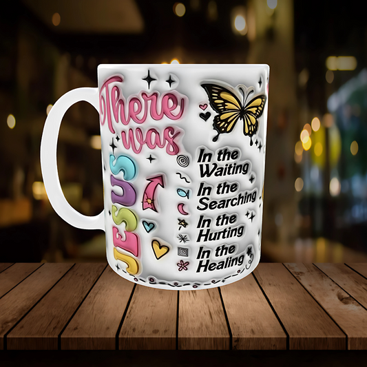 Purpose in the Waiting – Inspirational Butterfly Mug