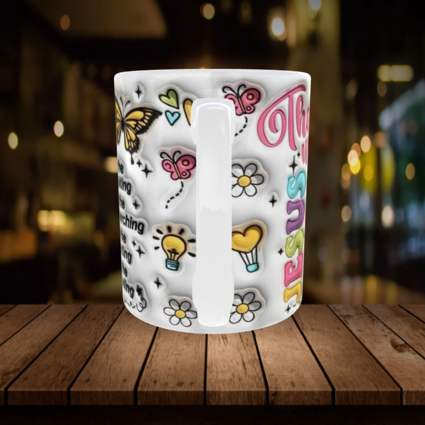 Purpose in the Waiting – Inspirational Butterfly Mug